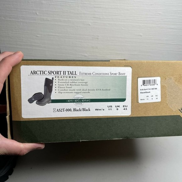 Muck Boot Co Artic Sport 2 Tall Sport Boot Shoe 11 - Picture 9 of 10